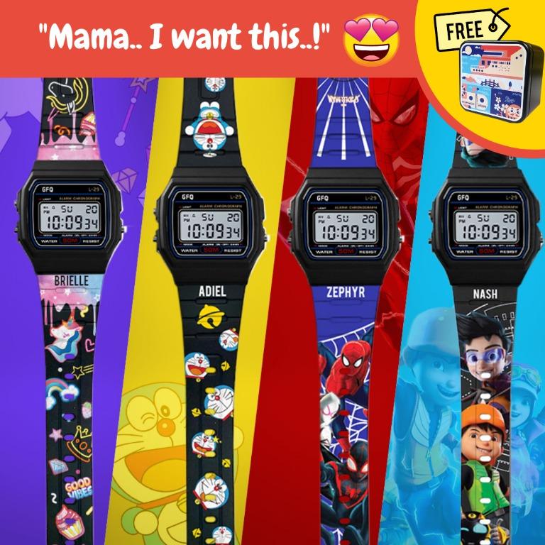 Personalised kids watch best sale
