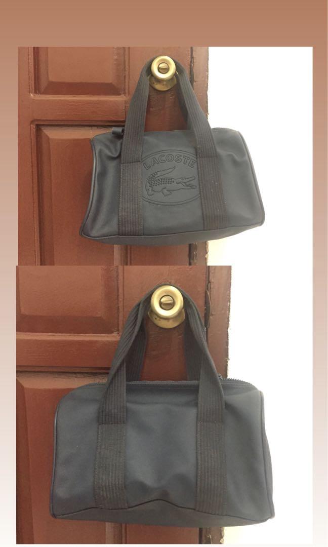 Lacoste Boston Bag (Category: Luxury Bags & Wallets) located in Davao. Submitted by camillefongty (Listing ID 1107921287, Image 1). Description: Authentic Store bought in Abreeza Mall Davao .