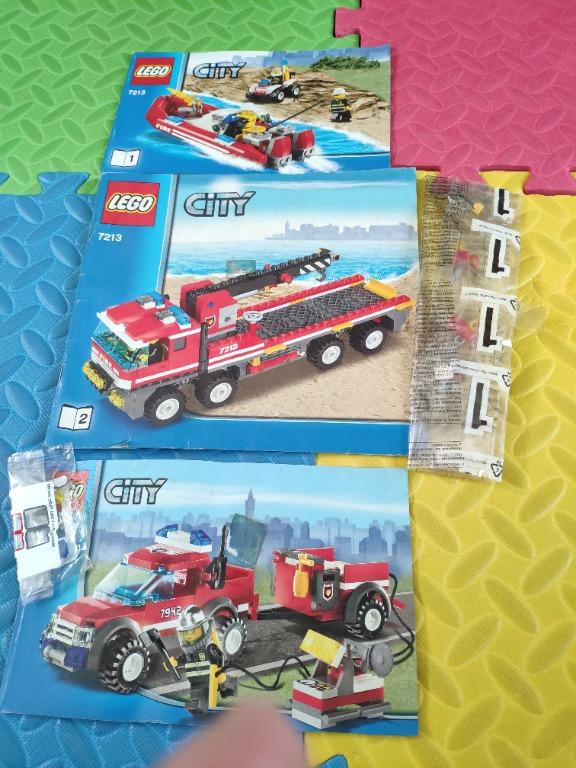 Lego 消防車消防船 玩具 遊戲類 玩具 Carousell