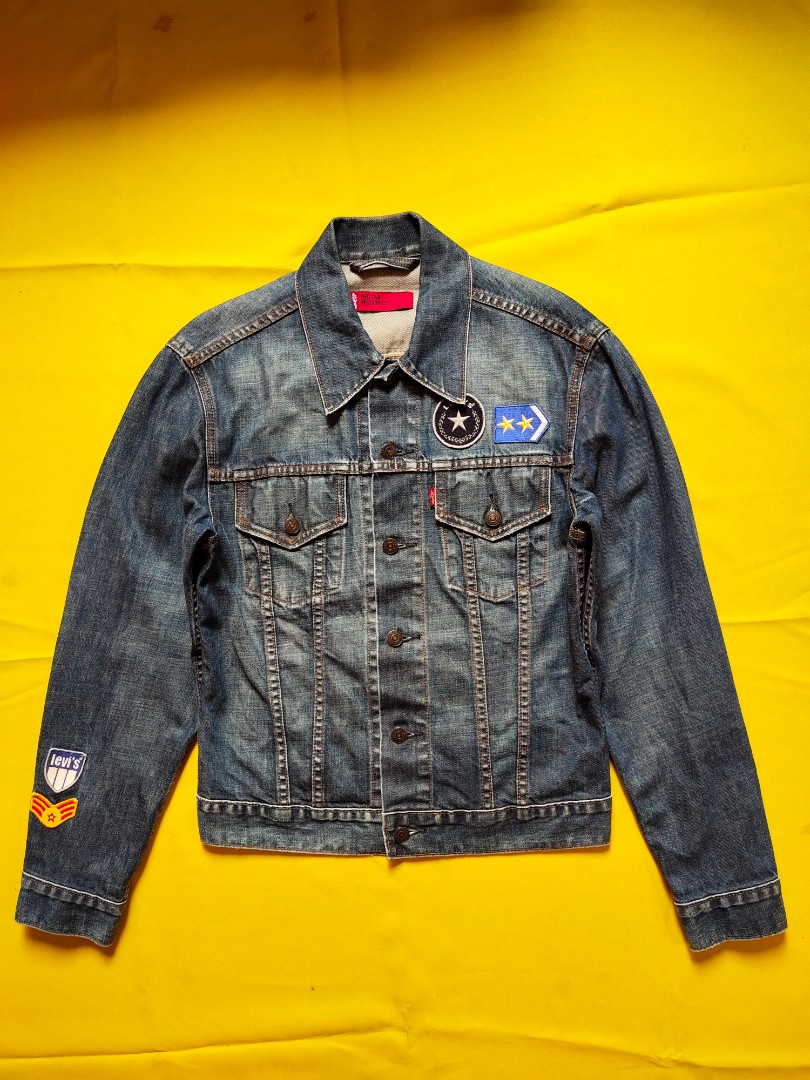 Levi's red top tab denim jacket