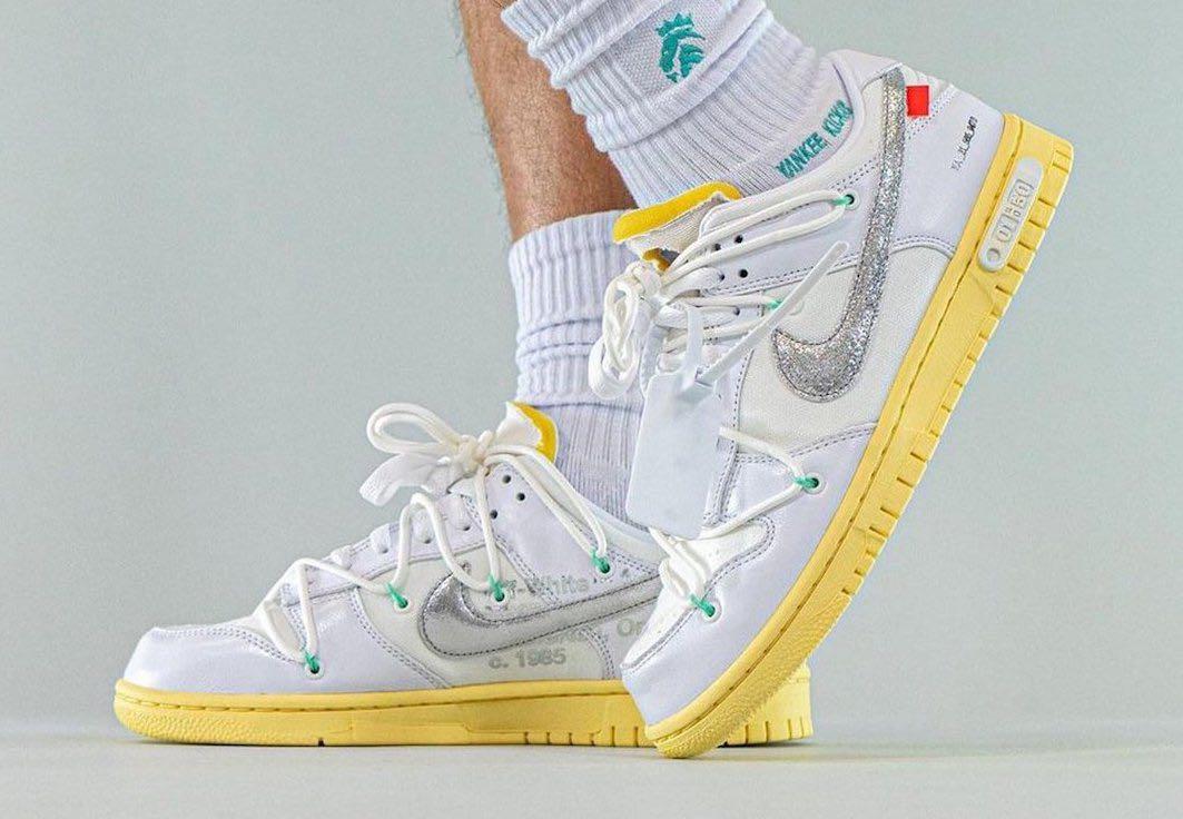 FULL SIZES] Lot 1 of 50 Off White x Nike dunk Low, Men's Fashion, Footwear,  Sneakers on Carousell