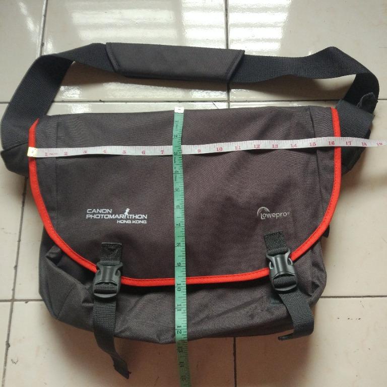 Lowepro passport messenger bag (Category: Camera Bags & Carriers) located in Pasay City. Submitted by denimdude.ph (Listing ID 1107881301, Image 3). Description: canon photomarathon bag.