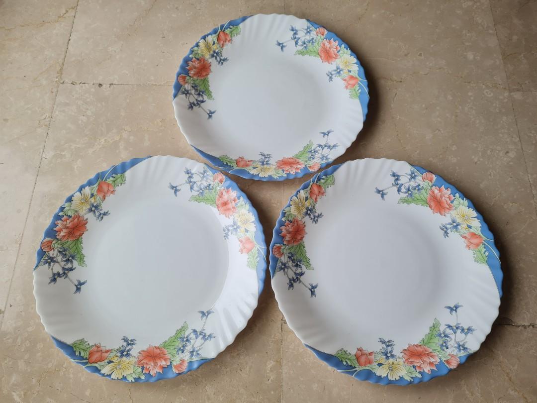 Dinner Plates 25cm by Arcopal, Furniture Home Living