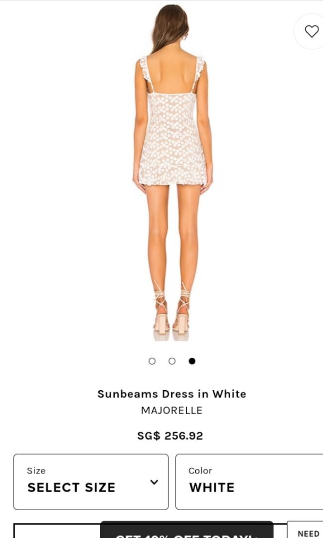 Sunbeams dress in white majorelle cheap