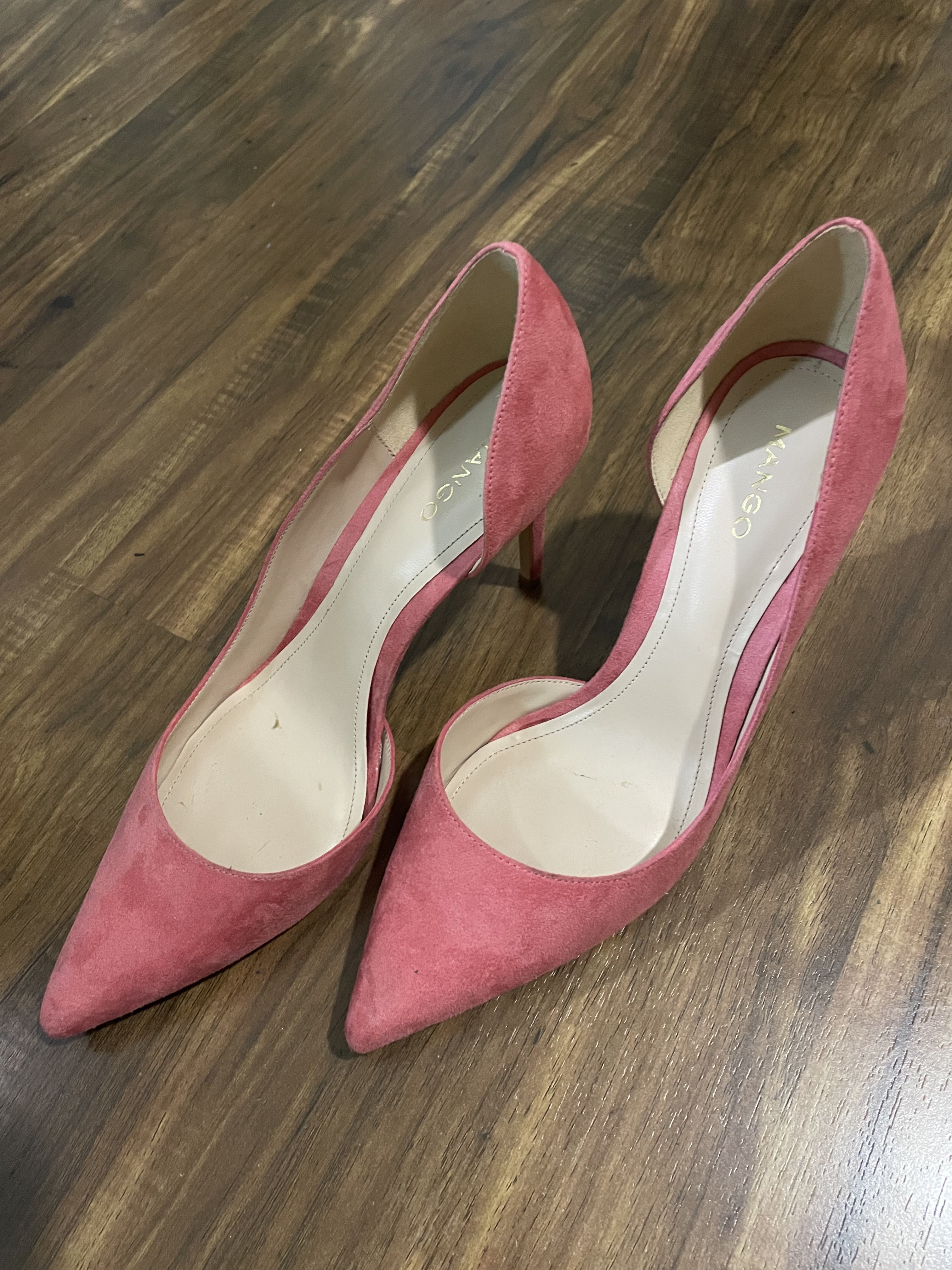 pink heels size 8