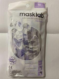 Mask lab 三色堇花瓣口罩 10個非獨立包裝 全新
