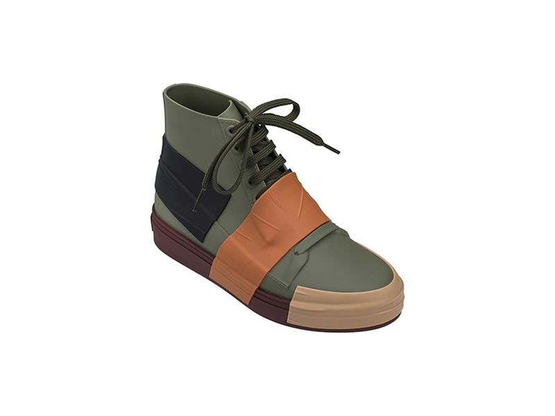 BN MELISSA CREW Sz 11 GREEN ORANGE BLACK Men s Fashion Footwear