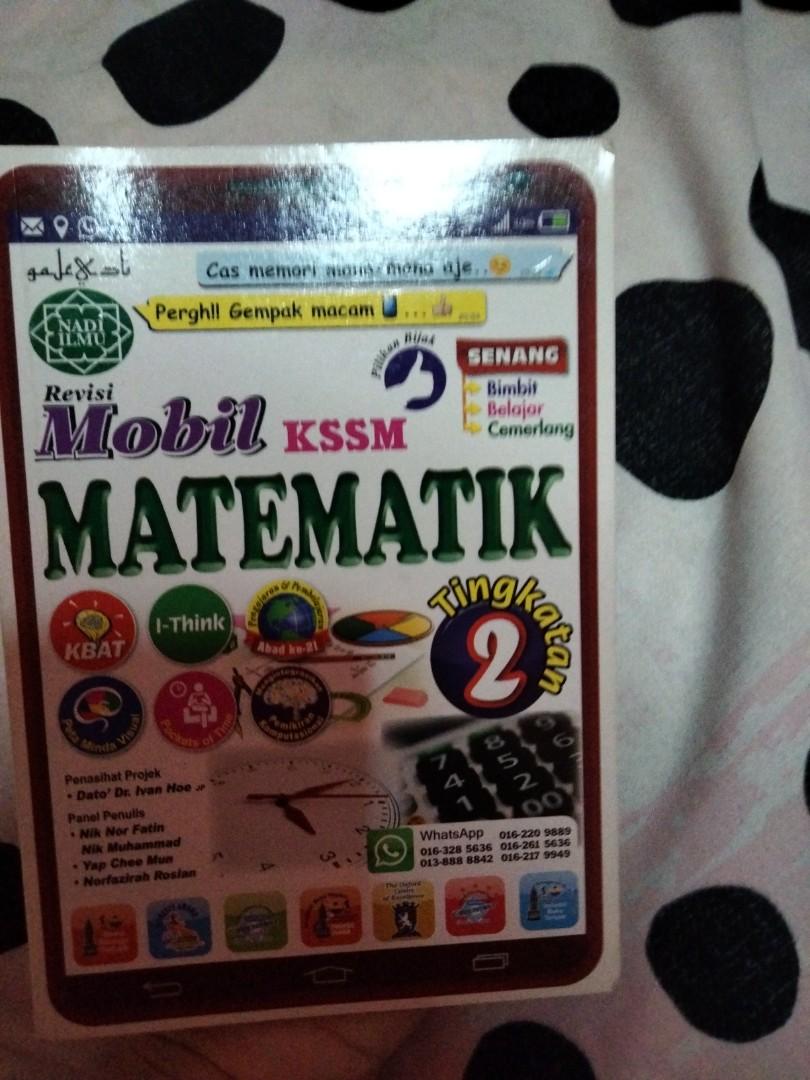 Mobil Kssm Matematik Tingkatan 2 Books Stationery Books On Carousell