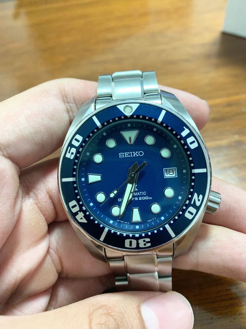 Seiko sumo blu clearance