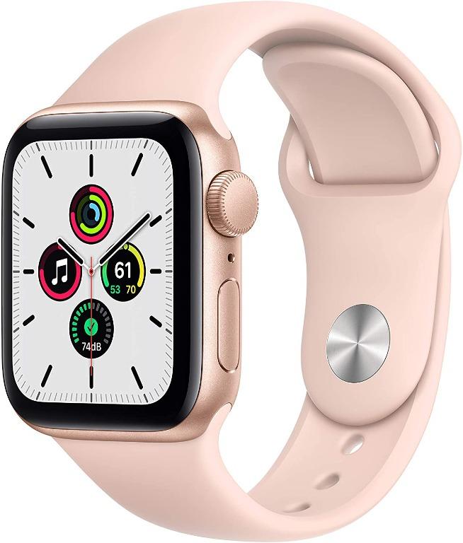 New Apple Watch SE GPS 44 mm Rose Gold Mobile Phones Gadgets Wearables Smart Watches on Carousell