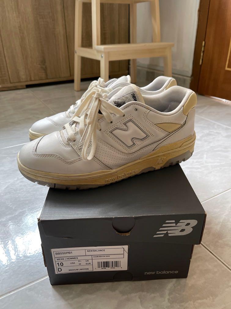 New Balance 550 White, Men's Fashion, Footwear, Sneakers on Carousell