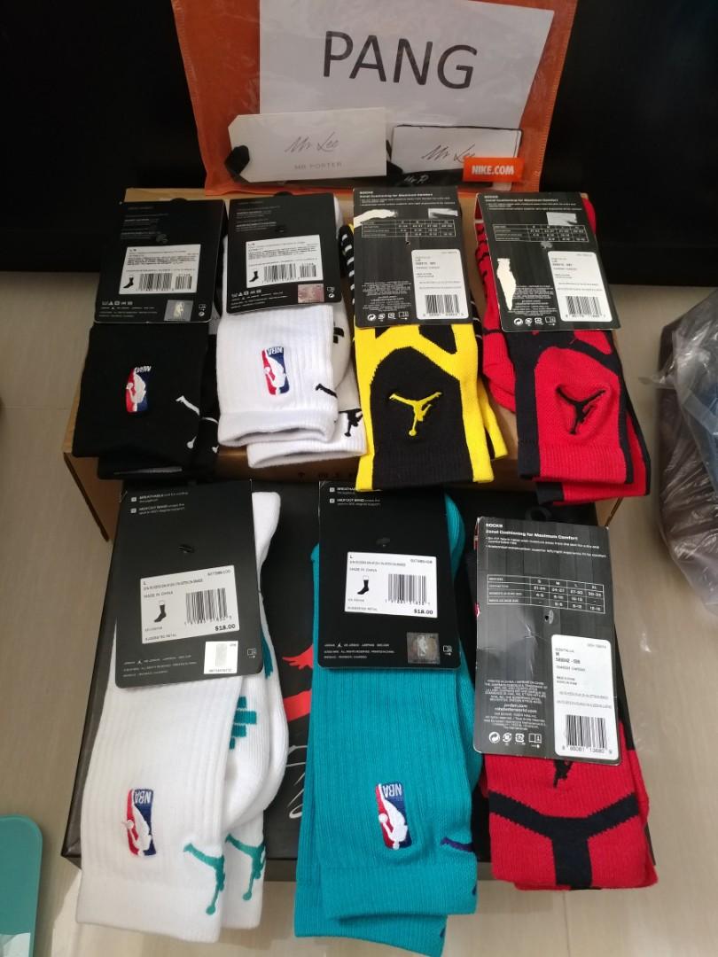 Nike Air Jordan NBA elite jumpman flight crew basketball socks