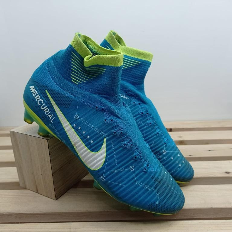 Nike Mercurial Superfly V NJR FG Neymar Blue 42.5, Olah Raga, Baju Olahraga  di Carousell
