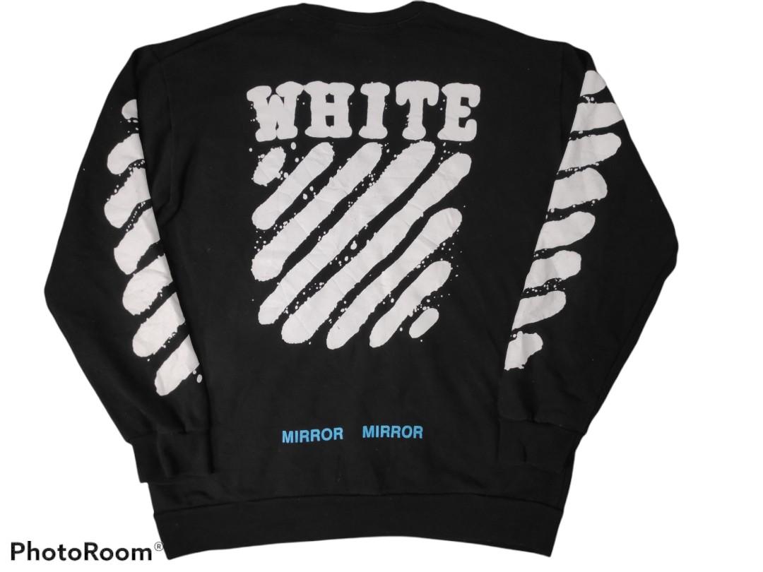 Off white crewneck 2013 hotsell