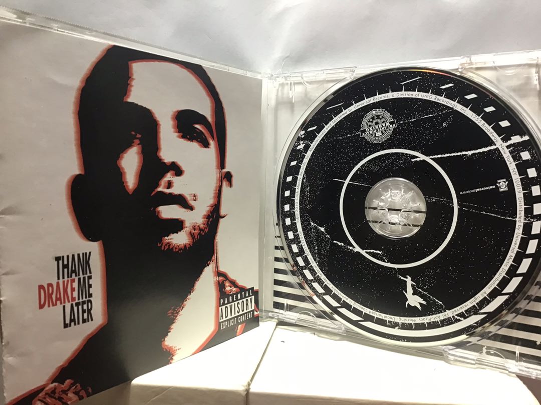Original Us Press Drake Thank Me Later Oop 2010 Usa Cd Anubis Rap Hip Hop Music Media Cd S Dvd S Other Media On Carousell