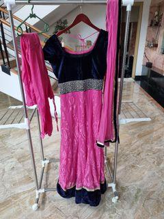 Pink salwar kameez indian desi outfit set