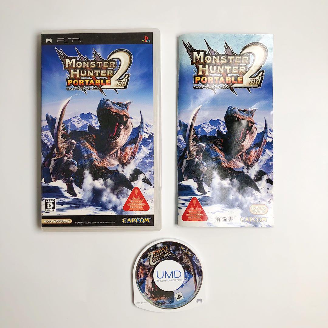 Playstation PSP Monster Hunter 2 Portable (jp ver), Video Gaming, Video ...