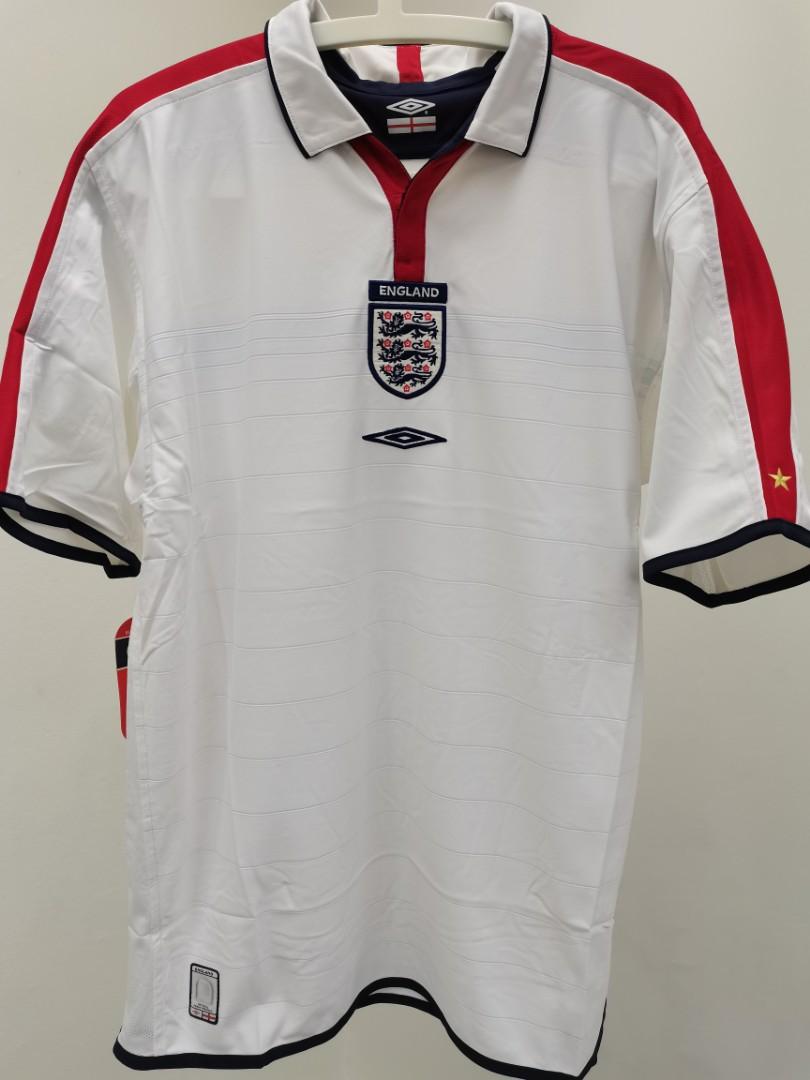 England Jersey 2003 - 2005 Home Shirt REVERSIBLE 100% Authentic