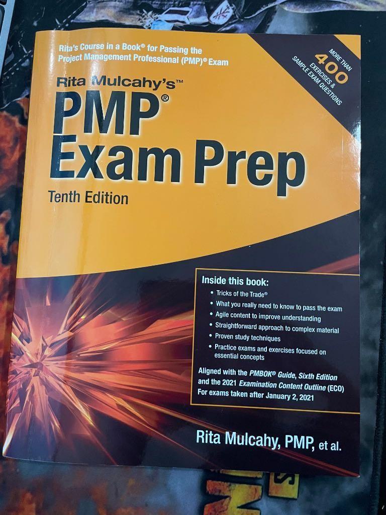 Rita PMP exam prep 10th edition 全新 實體書, 興趣及遊戲, 書本 & 文具, 書本及雜誌 補充練習