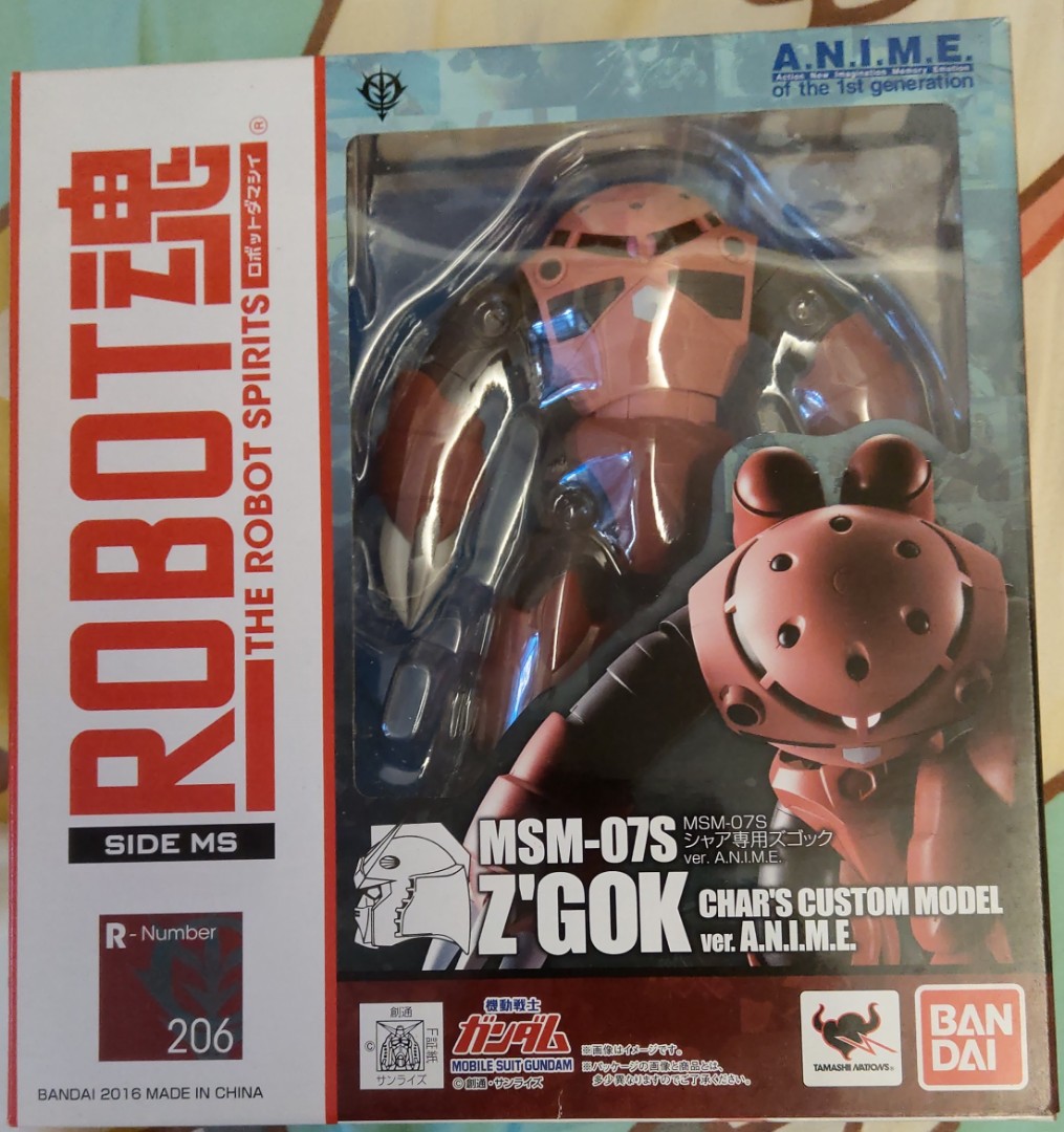 ROBOT魂No.206 MSM-07S Z'GOK 魔蟹A.N.I.M.E, 興趣及遊戲, 玩具 