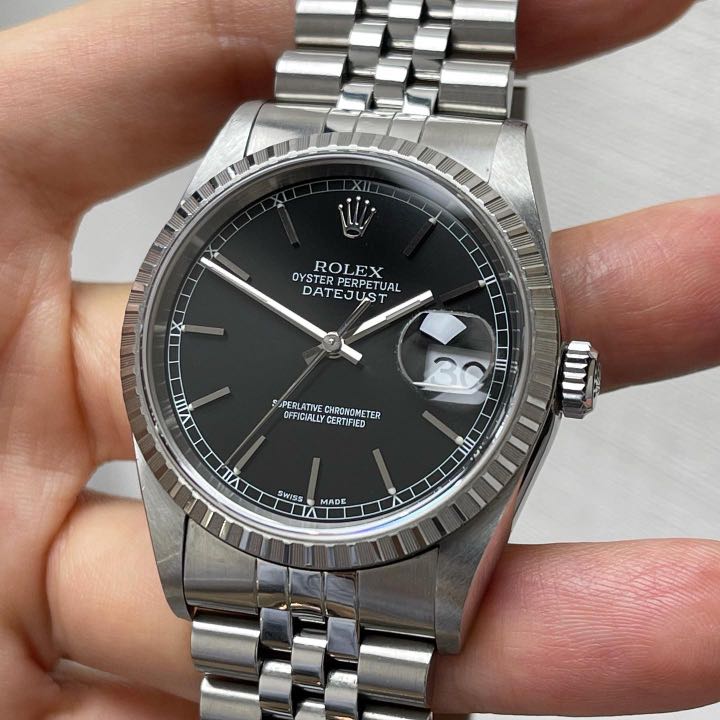 Rolex Datejust Ref.16220 Black dial 