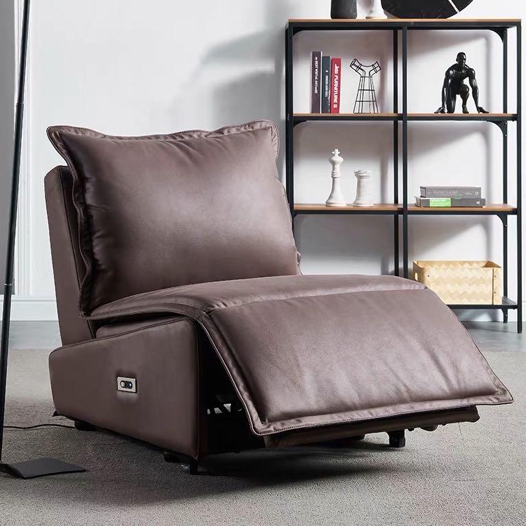 Recliner Retractable Chair Adjustable Lounge Chair Daybed USB option ...