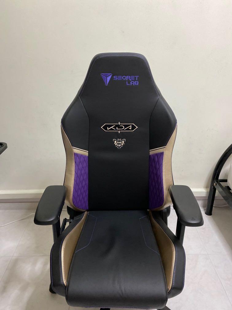 Secret lab omega KDA limited edition gaming chair, Furniture & Home