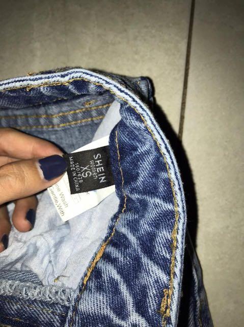 shein baggy jeans, Fesyen Wanita 
