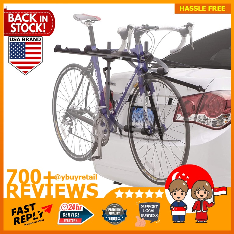SportRack USA Back Up 3 Bike Trunk Bike Rack black three bicycle carrier for car trunk x allen Sports Equipment Bicycles Parts Parts Accessories on Carousell