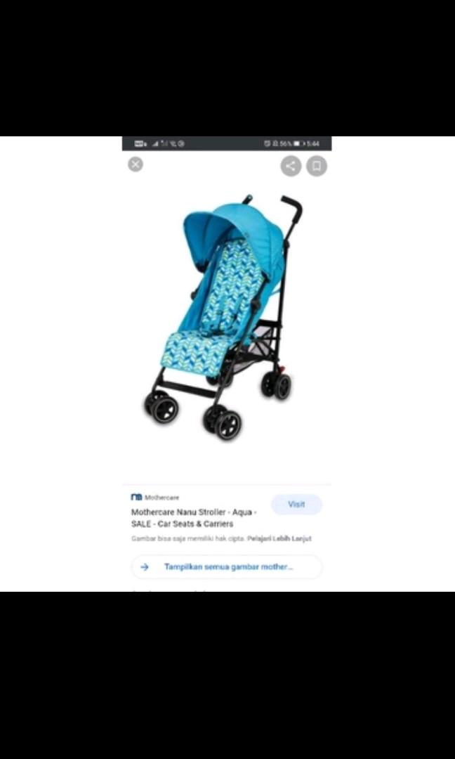 Nanu stroller aqua chevron 2025