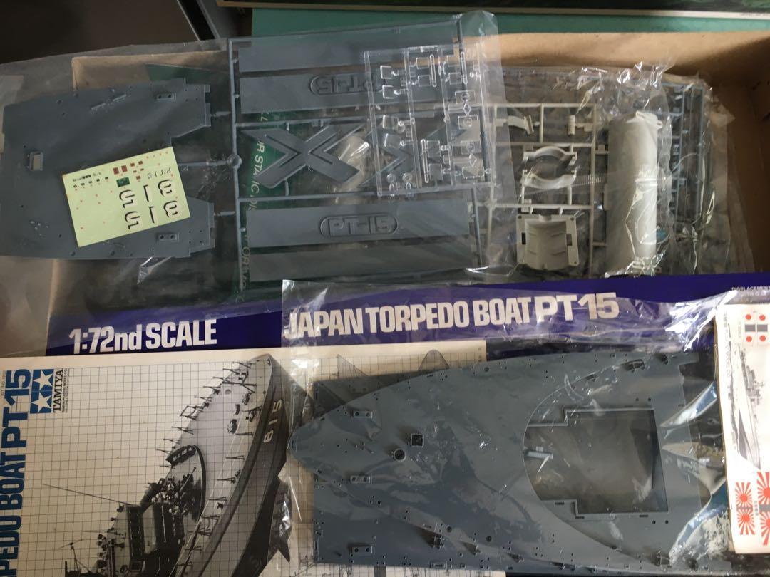 Maquette Tamiya - Torpilleur PT-15 - Échelle 1/72 - Motorisé - Neuf - Japon