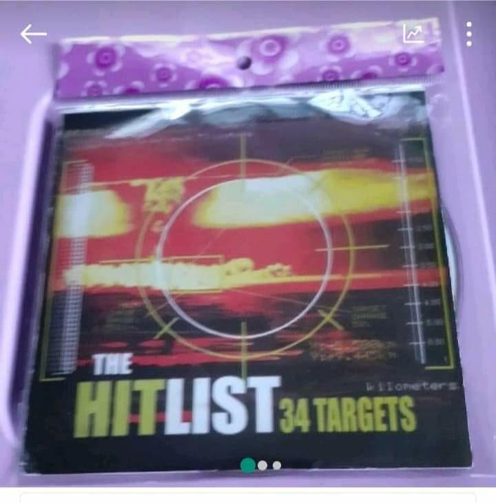 The Hitlist, 34 Targets (Category: Storybooks) located in Quezon City. Submitted by chacha30.s (Listing ID 1107998126, Image 1). Description: • The Hitlist, 34 Targets • Pls. Text me First at 09277152134 • Buy na po kayooo/Offer lang po kayooo...
