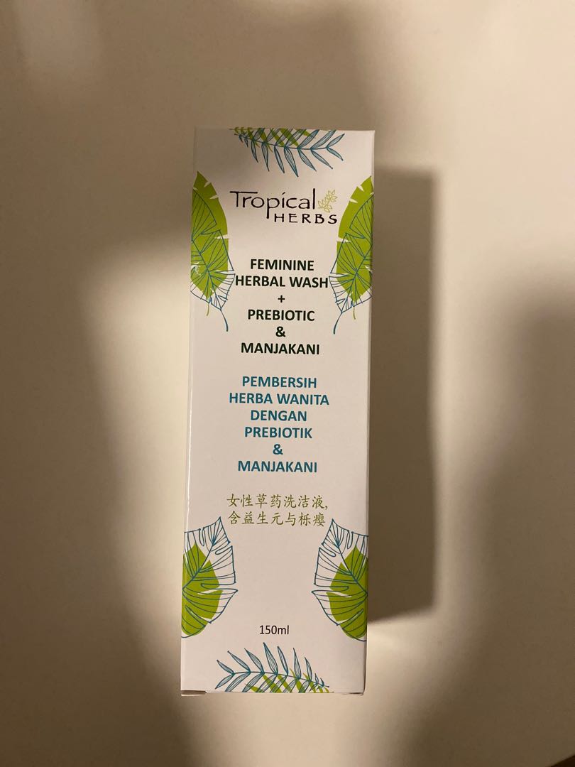 Tropical Herbs Feminine Herbal Wash + Prebiotic & Manjakani, Health