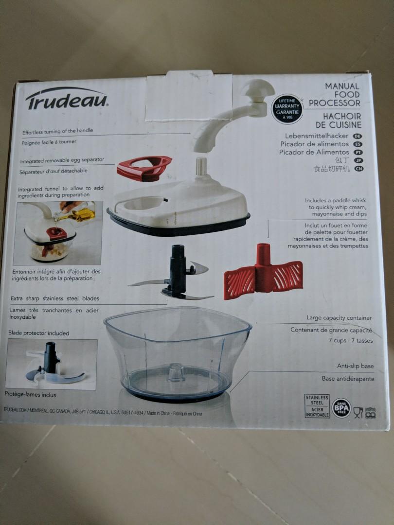 Trudeau Manual Food Processor, TV & Home Appliances, Kitchen Appliances