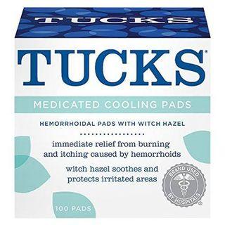 TUCKS MEDICATED COOLING PAD (100 counts) Expiry- Nov/2021
