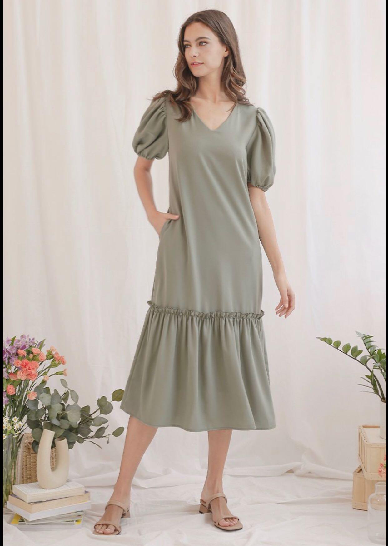 Sea willow 2025 ruffle dress