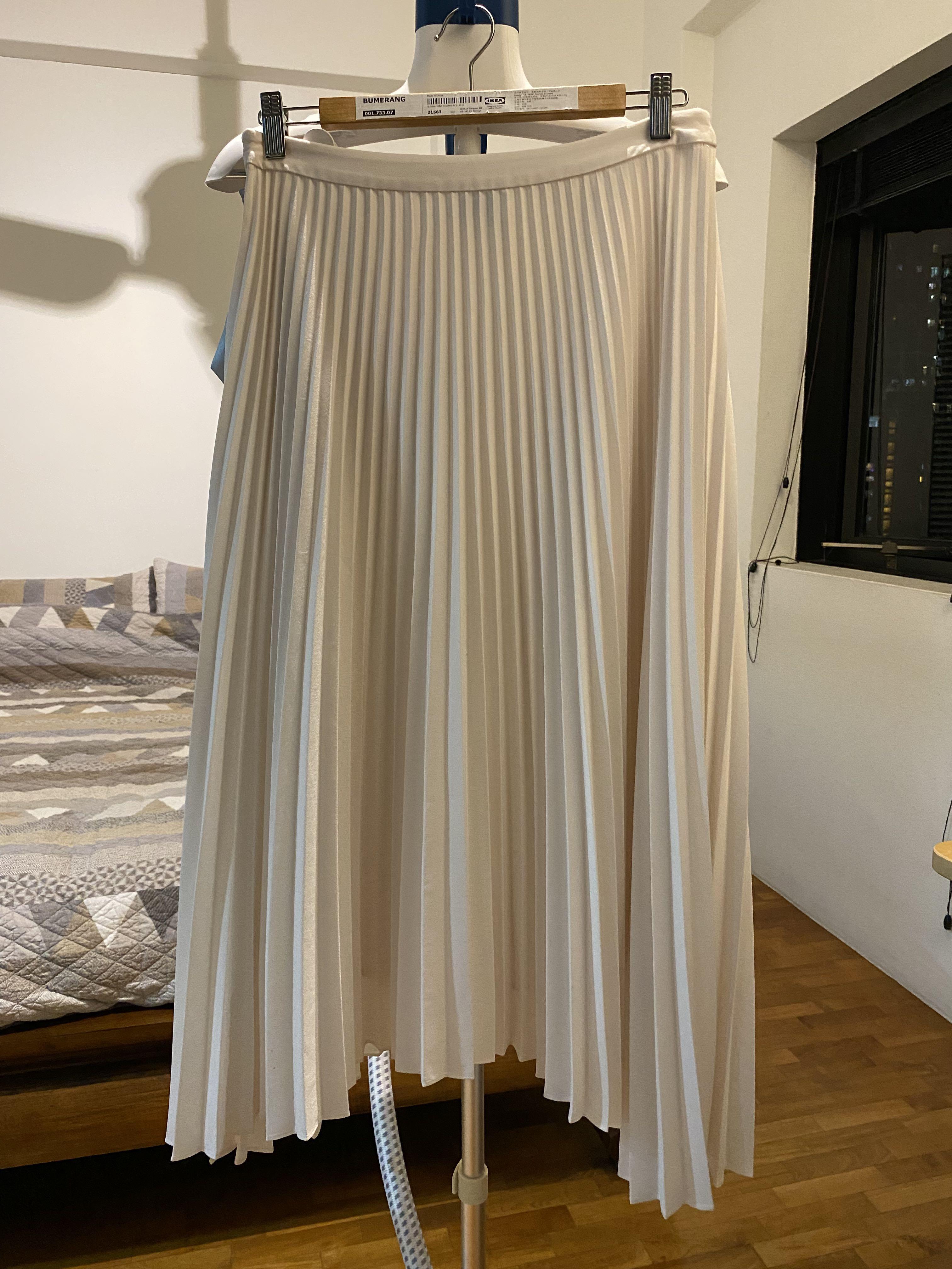 Witchery grey pleated skirt new arrivals