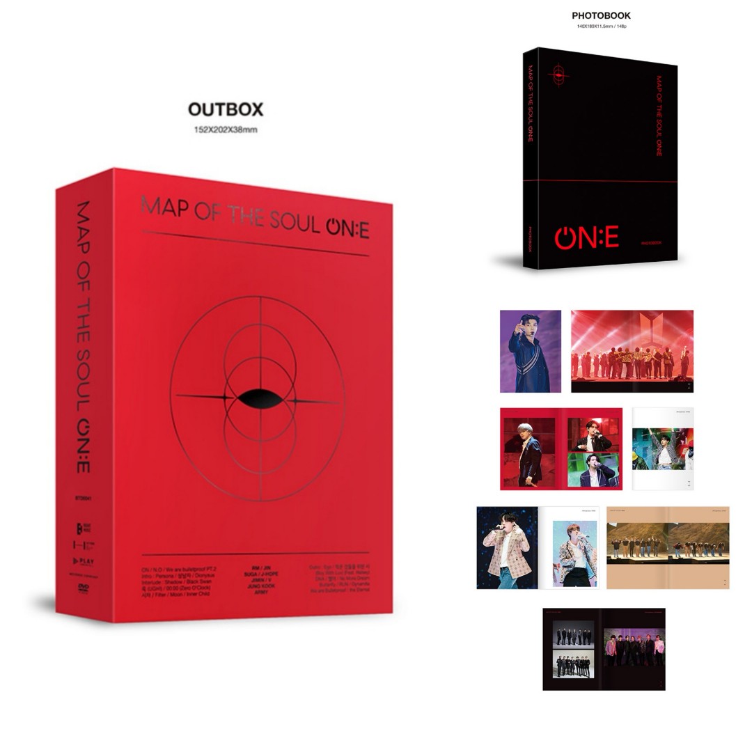 [WTS] BTS MOTS ON:E DVD LOOSE OUTBOX + PHOTOBOOK