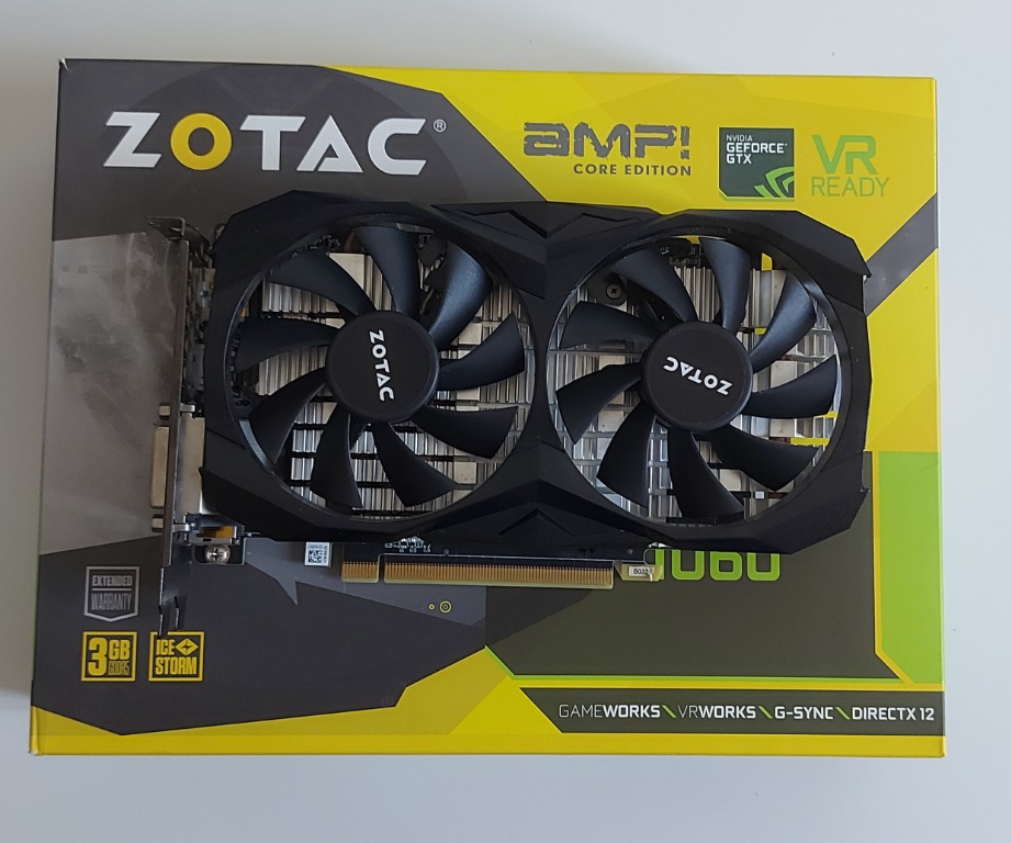 Zotac gtx 1060 3gb amp core edition sales