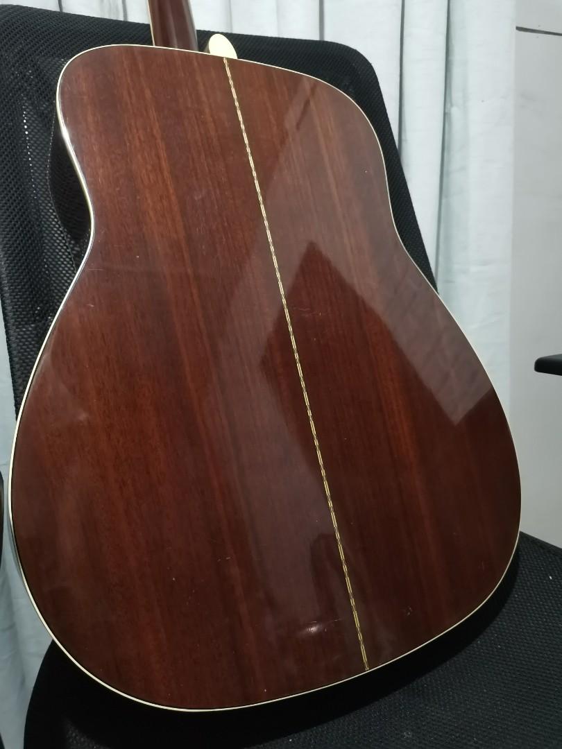 yamaha-fg-430a-vintage-acoustic-guitar-hobbies-toys-music-media