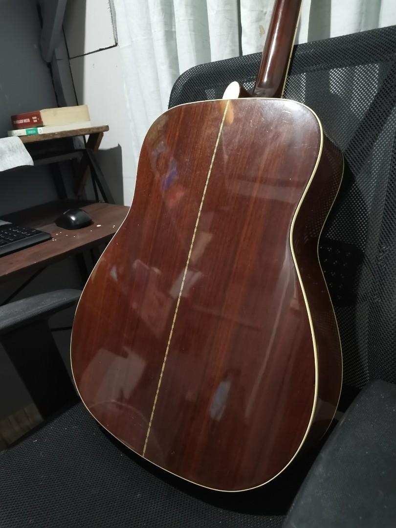 yamaha-fg-430a-vintage-acoustic-guitar-hobbies-toys-music-media