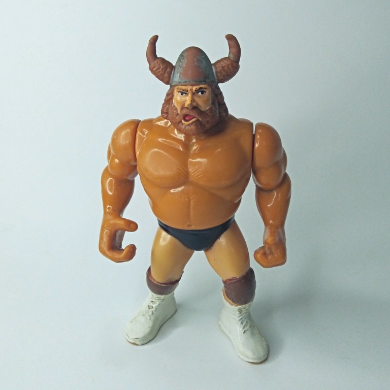 Wwf hasbro mattel WWF WWE jakks Barbarian head Wrestling Figures 