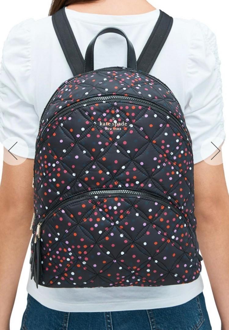 Karissa nylon store quilted large backpack