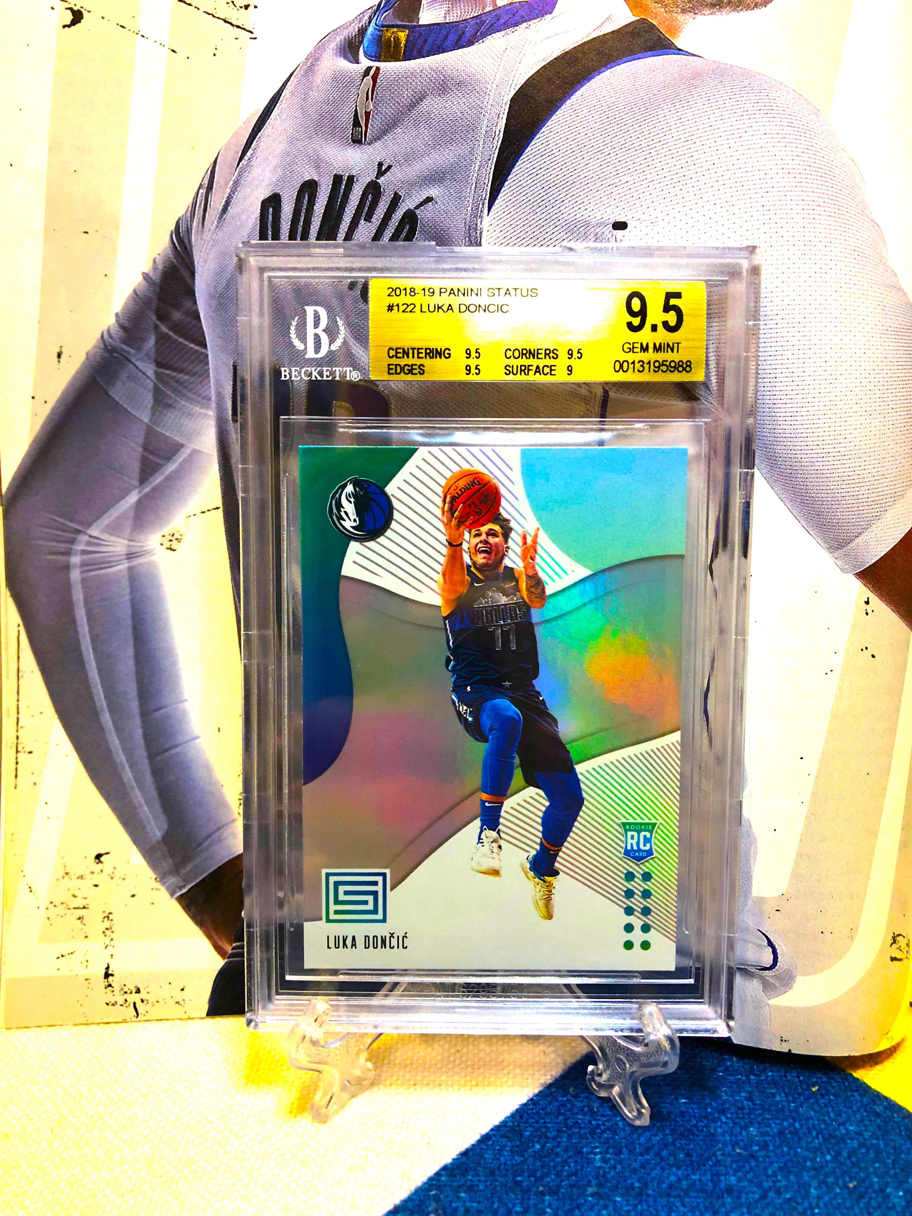 🏀🦄 Luka Doncic 2018-19 Panini Status Basketball #122 Rookie Card BGS 9.5,  Hobbies & Toys, Memorabilia & Collectibles, Vintage Collectibles on  Carousell