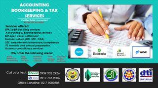 Accounting tax bookkeeping