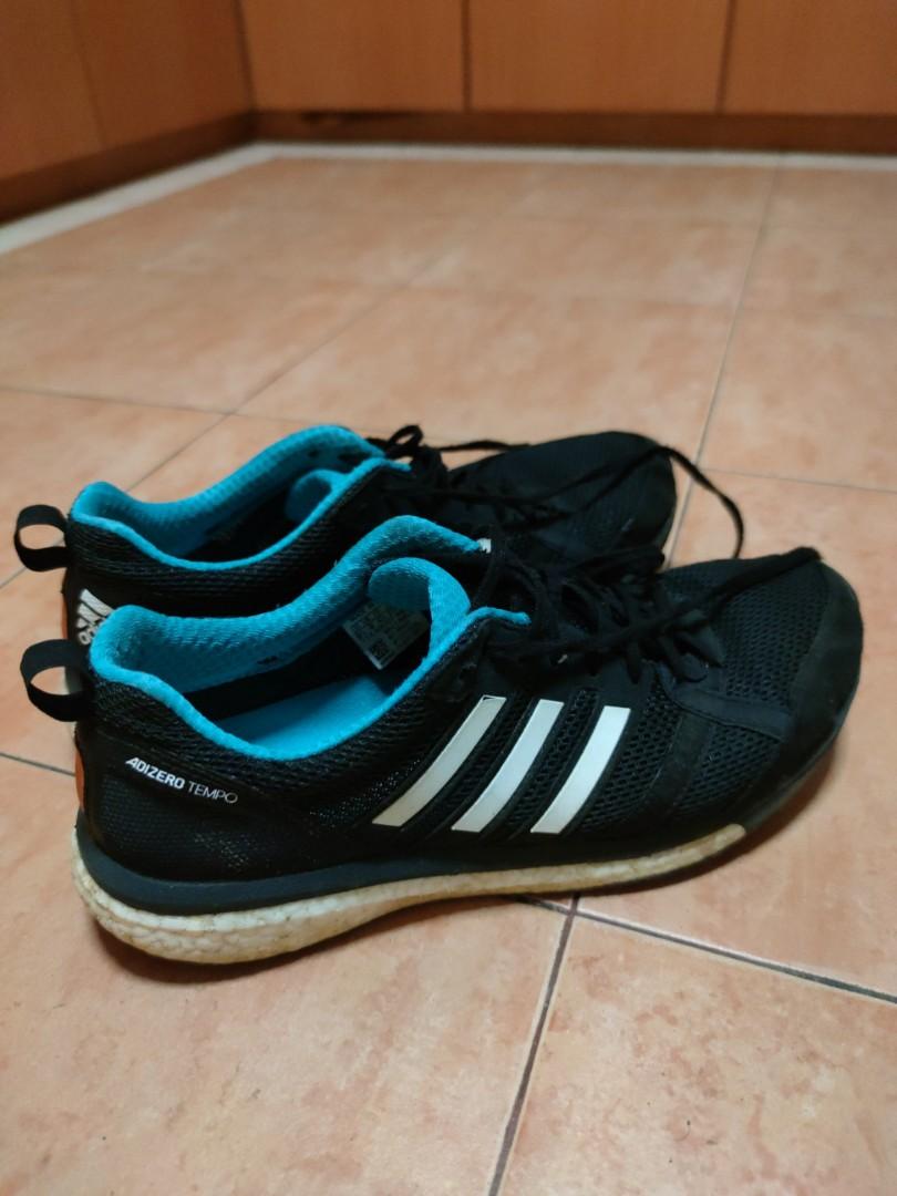 Adidas Adizero Tempo 9 Men Running Shoes UK9 US9.5 Men s Fashion