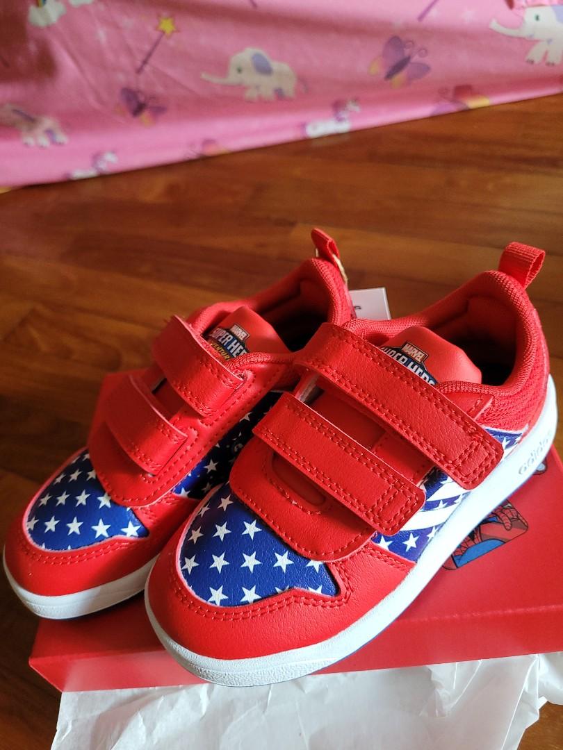 Adidas running Tensaur shoes kids infant size UK 8K Babies Kids Babies Kids Fashion on Carousell