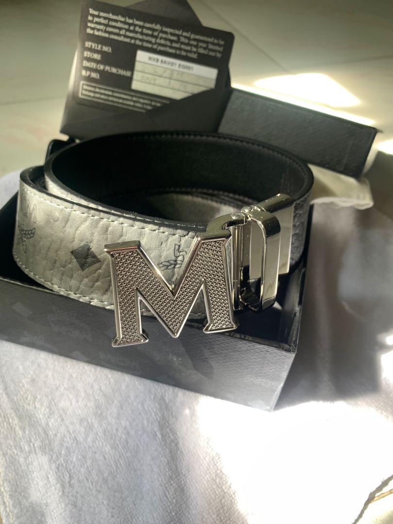 All black mcm on sale belt