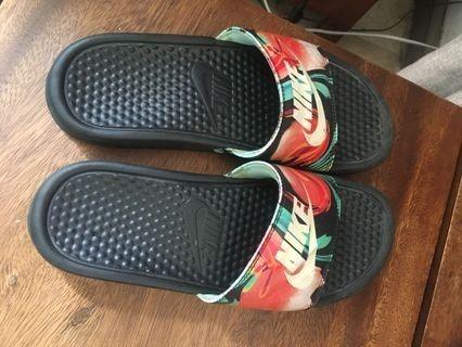 Nike slides 2025 flowers