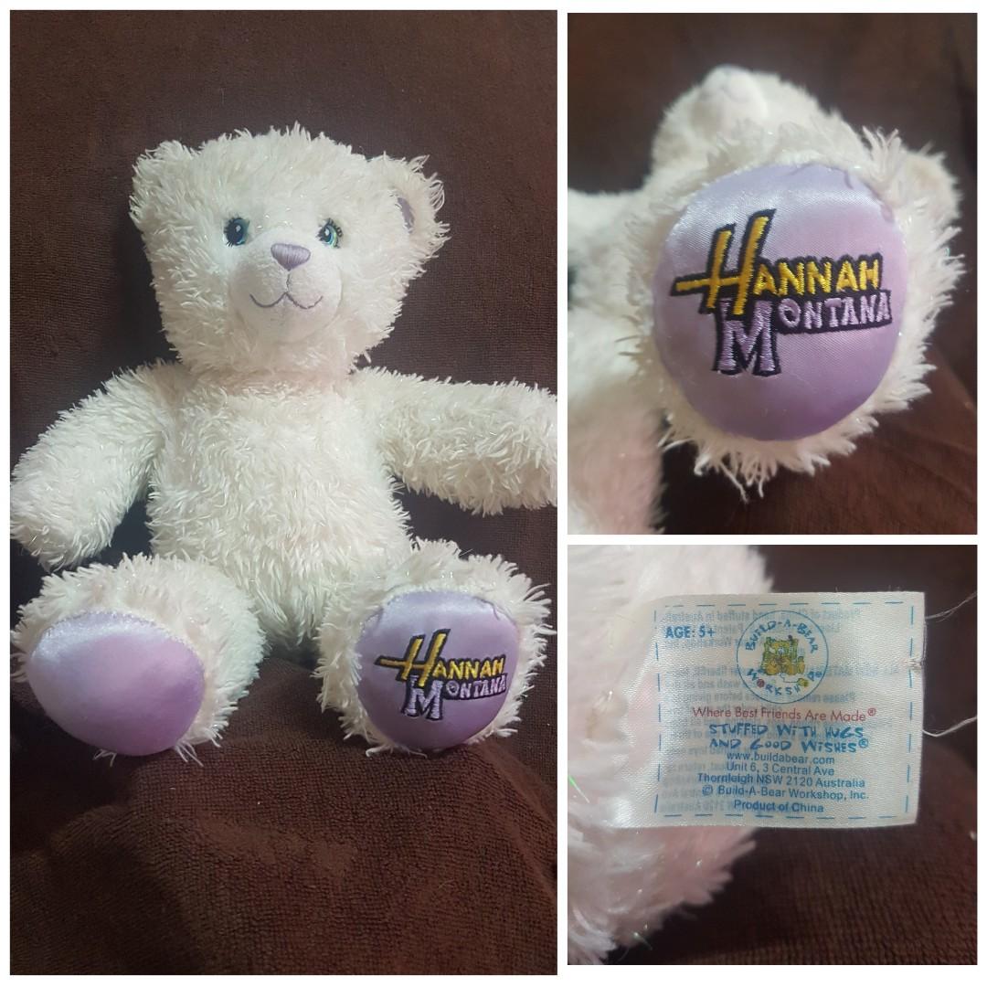 Authentic Vintage BAB Build A Bear Hannah Montana Teddy Bear Plush Soft